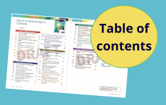 Source to Summit Year 9 table of content