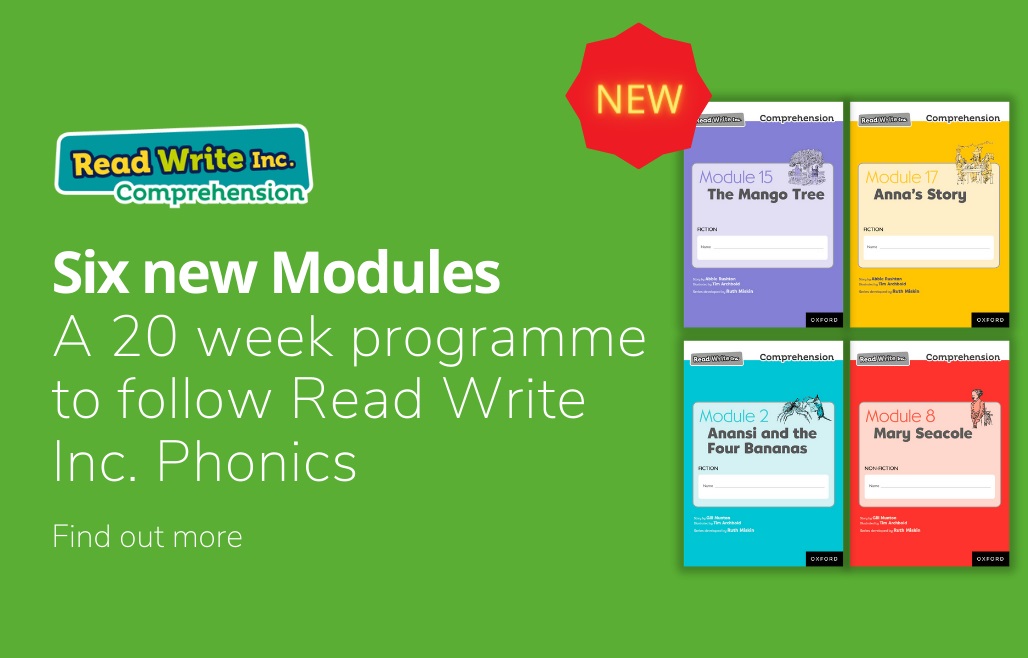 Six new Modules for Read Write Inc. Comprehension