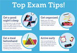 Exam tips poster