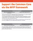 MYP Math Common Core