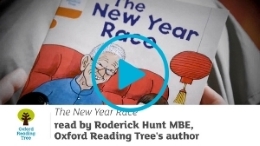 The New Year Race read by Roderick Hunt MBE, Oxford Reading Tree's author