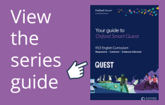 Quest KS3 English course guide image